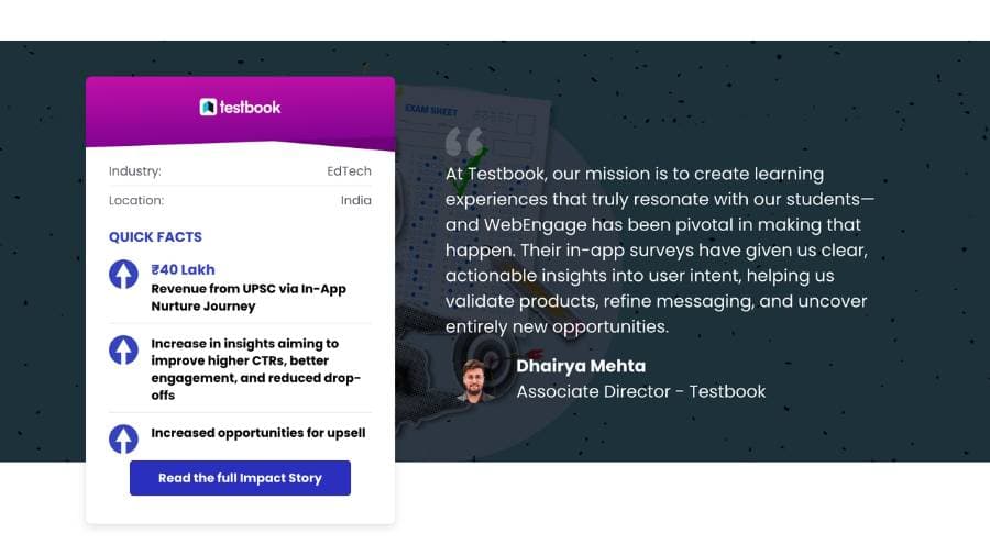 WebEngage — 3× Case Study Feature WebEngage — 3× Case Study Feature